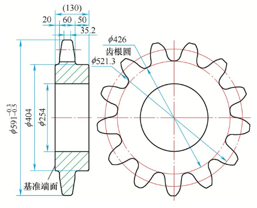 【兆恒機械】滲碳齒部有嚴(yán)重的貫穿型裂紋，何原因？